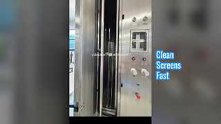 Screen Cleaning Machine Cleans Ink Glue Silver Paste