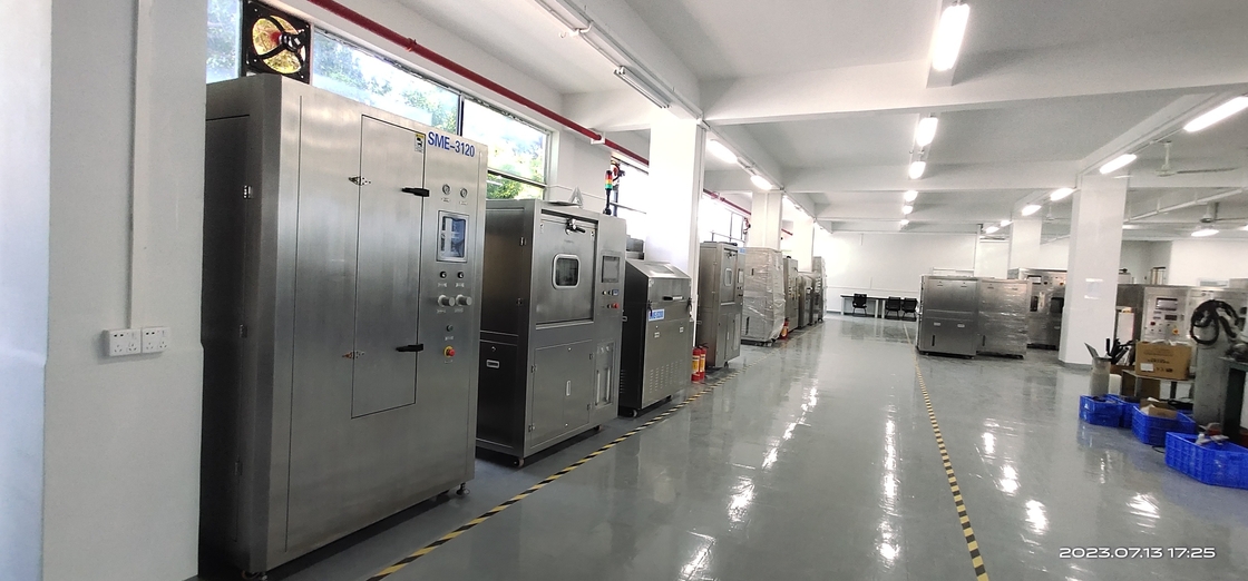1000L/min Μηχανή καθαρισμού με στίγμα με 360° διπλή πλευρική ράβδο ψεκασμού περιστρεφόμενο ισοβαρικό ψεκασμό καθαρισμού ξηρό χρόνο 3~5min