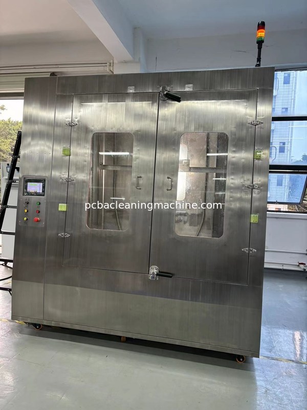 Μηχανή καθαρισμού συνόλων PCB AC380V/3p/50/60Hz με καθαρή ταχύτητα μεταφορέα 100-150cm/min