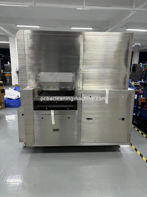 Μηχανή καθαρισμού συνόλων PCB AC380V/3p/50/60Hz με καθαρή ταχύτητα μεταφορέα 100-150cm/min