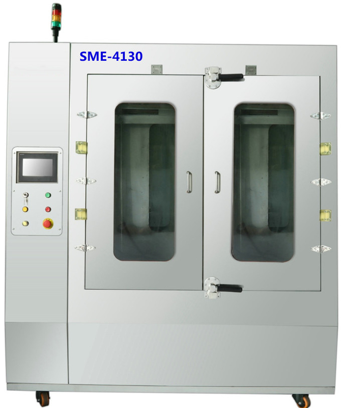 Μηχανή καθαρισμού συνόλων PCB AC380V/3p/50/60Hz με καθαρή ταχύτητα μεταφορέα 100-150cm/min