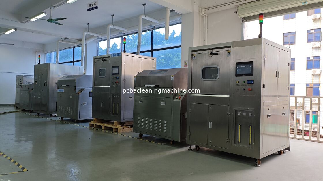 Εύρος πίεσης αερίου 0.4-0.6Mpa Μηχανή καθαρισμού PCB Διαδικασία καθαρισμού Ο καθαρισμός εξασφαλίζει αποτελέσματα καθαρισμού για γραμμές συναρμολόγησης ηλεκτρονικών
