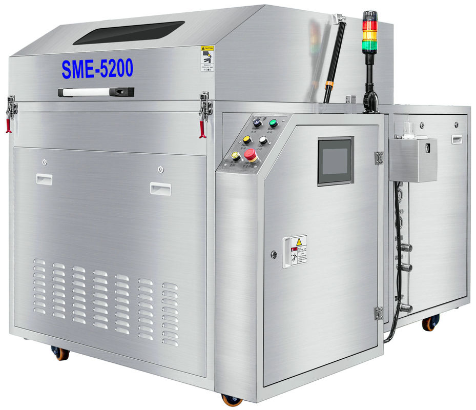 Μηχανή καθαρισμού SMT Pallet Flux Spray Cleaning Machine PLC Ελεγχόμενο υγρό νερό πλύσης Ξέπλυμα ζεστού αέρα.