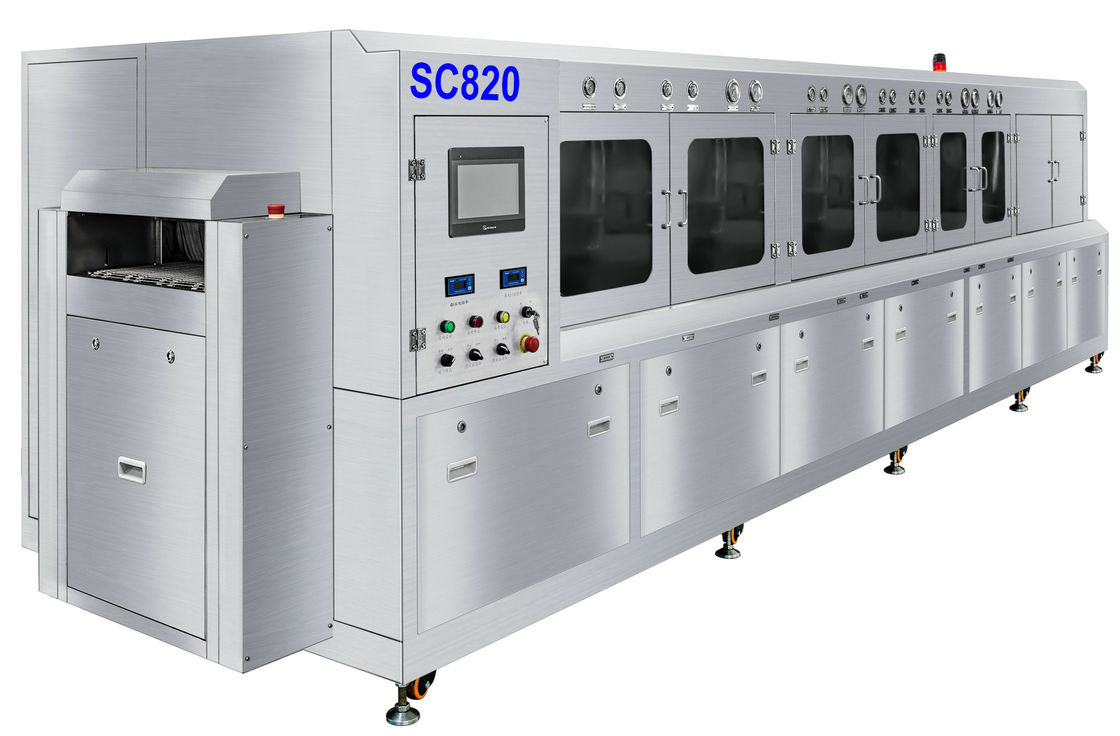 Sus304 Semiconductor pacakging flux χημικό πλυντήριο δίχτυ πλάτους 600mm για εξαρτήματα IGBT, IPM και LEADFRAME